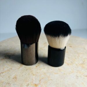 Two Make Up For Ever Kabuki Makeup Brushes Foundation Powder Liquid Synthetic